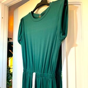 Short Sleeved Casual Jumpsuit